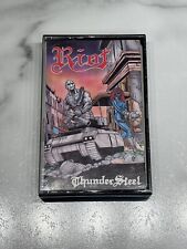 New ListingVintage 1988 Cassette Tape Riot Thundersteel Thunder Steel CBS Records
