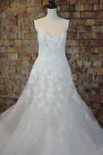 Authentic Enzoani-Izmir ivory Bridal Wedding Dress Bridal Gown Sz10 $1500 New