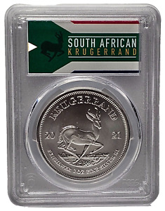 2021 SOUTH AFRICA $1 SILVER KRUGERRAND PCGS MS69 FIRST STRIKE-UNIQUE LABEL
