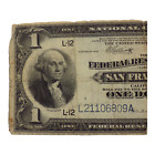 1914 One Dollar San Francisco Federal Reserve Bank Note #4076