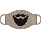 BEARD & MUSTACHE - FACE COVERING/MASK - WASHABLE/REUSABLE - BRAND NEW FA19667
