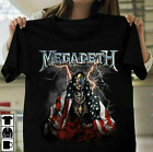 New Megadeth Band Music Black Tee-Shirt Cotton S234XL Unisex
