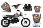 Dirt Bike Decal Graphic Kit Sticker For Yamaha PW80 PW 80 96-06 Pirates WHT