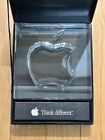 Apple computer Macintosh 20Th Anniversary Crystal ornament Object Made by HOYA