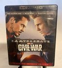 Captain America: Civil War (4k Ultra HD + Blu ray) Chris Evans , Robert Downey ,
