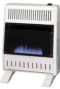 ProCom ML200TBA-B Ventless Propane Gas Blue Flame Space Heater with Thermosta...