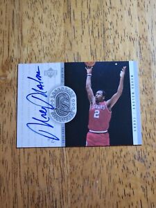 2000 Upper Deck Legendary Signatures Moses Malone Auto On Card Autograph 76ers