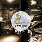 10x T10 158 579 5-LED Warm White Interior License Plate Package Kit  Light Bulbs