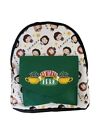 Friends TV Series Show Central Perk Coffee Shop Faux Leather Mini Backpack NEW!