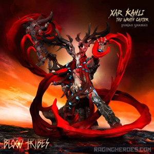 Chaos Lord Khorne Sorceror Xar-Kahli the Wrath Caster Raging Heroes Berzerkers