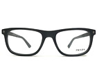 PRADA Eyeglasses Frames VPR 03R 1BO-1O1 Matte Black Rectangular 53-15-145