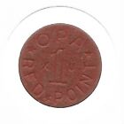 1944 US WWII OPA XU Red Ration Token Collectible WW2 Collection Old War Coin USA