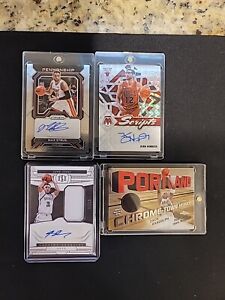 patch auto basketball cards lot