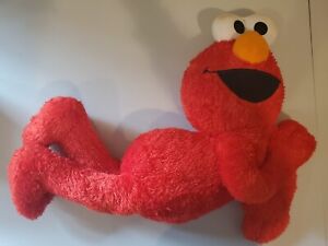 Elmo Laying Down Position Stuffed Plush Sesame Street Doll
