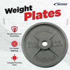 Cast Iron 2 inch Olympic Weight Plates Barbell Lifting Fitness 5 10 20 25 35 lb