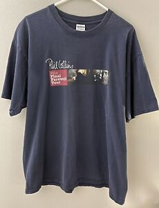 Phil Collins First Final Farewell Tour Shirt 2004 Sz XL