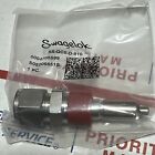 SWAGELOK SS-QC8-D-810 Quick Connect Stem with Valve, 1.5 Cv, 1/2 tube fitting