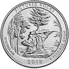 2018 P Pictured Rocks NP Quarter.  Uncirculated From US Mint roll.