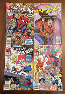 Web Of Spiderman 70- 73 Marvel Comics 1990/91