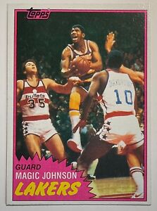 1981 Topps MAGIC JOHNSON #21 2nd Year
