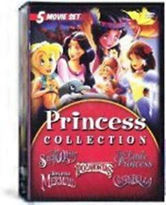 Princess Collection (5 Animated Movies) - DVD -  Very Good - - - 1 - NR (Not Rat