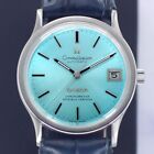 OMEGA CONSTELLATION AUTOMATIC 20 J CAL.1001 DATE BLUE DIAL VINTAGE MEN'S WATCH