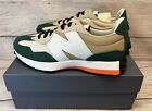 New Balance 327 Beige Green White MS327SP NB Mens Size 12 Running Shoes Casual