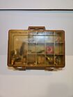 Plano Magnum Tackle Box Vintage Dual Sided Full Of Vintage Fishing Lures Lot