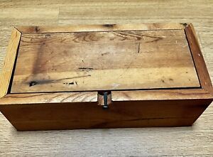 Box made from wood from an old barn. old nail handle. handmade. story included