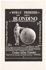 The Great Blondino Robert Nelson Grateful Dead Cedar Alley Cinema 1967 Handbill