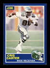 1989 Score #72 Cris Carter Rookie Card RC Eagles Vikings NFL HOF Ohio State