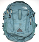 The North Face Surge Backpack Teal FlexVent Padded Travel Laptop Case CLH1 TCA8