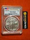 2022 (W) SILVER EAGLE PCGS MS70 FLAG FIRST STRIKE STRUCK AT WEST POINT LABEL