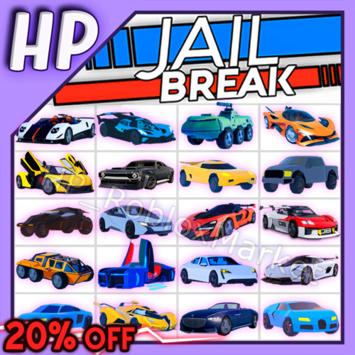 ALL JAILBREAK ITEMS 💎CLEAN - FAST DELIVERY⚡ Roblox car/rims/hyperchrome