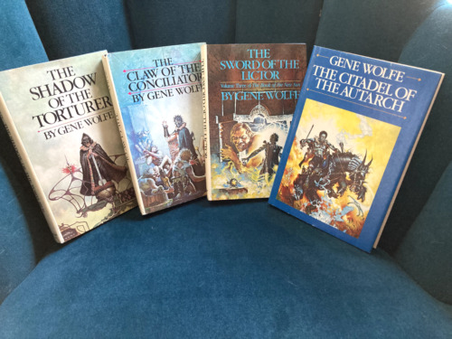 Gene Wolfe 1st Ed 1980s The Book of the New Sun 4 Volume Set Hardcovers w/DJ LOT