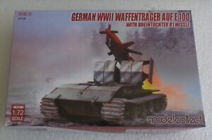 NEW MODELCOLLECT GERMAN WWII WAFFENTRAGER AUF E100 R1 MISSILE 1:72 UA72106