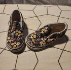 VANS Peanuts/snoopy Black Classic Slip On Canvas Toddler Sneaker Shoe Sz 6