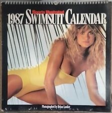 VINTAGE 1987 Sports Illustrated Swimsuit Calendar, 15 x 15, Jenna, Kathy, Elle