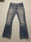 Vintage Levi’s 516 04 RARE Bell Bottom/Bootcut/Flare Blue Jeans 32