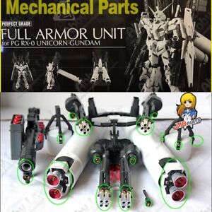 for PG 1/60 Unicorn FA Full Armor Unit JAOparts Metal Detail up Add-on Part RX-0