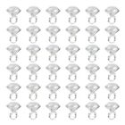 36 Pack Plastic Diamond Rings for Bridal Shower Game, Bulk Set for Bachelorette