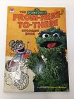 Vintage 1977 Sesame Street From Here to There Coloring Book Jim Henson
