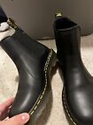 New Dr. Martens Air Wair Nappa Leather Boots Women's 8US Solid Black MSRP$