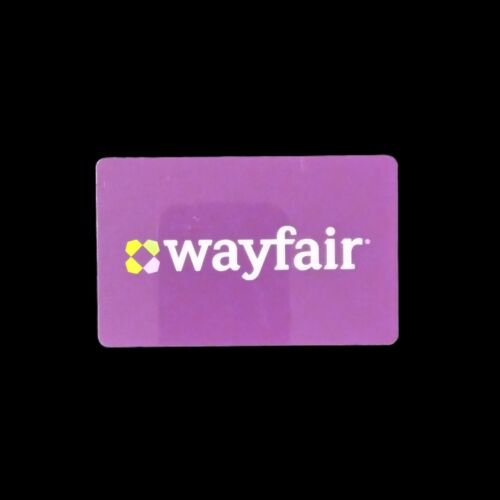 Wayfair Logo Purple NEW COLLECTIBLE GIFT CARD NO VALUE #4600
