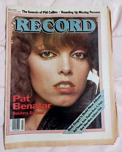 Record March 1983 Magazine-Pat Benatar/Phil Collins/Missing Persons VG NL P1