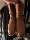 Red Wing Boots 866 PECOS 12 D Traction Tred 9” Pull On Leather Work Boots Mens