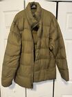 Patagonia Men’s Hooded Zip Up Puffer Jacket XXL Olive