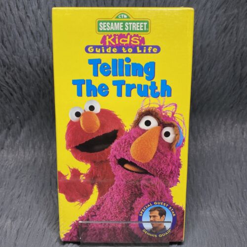 Sesame Street Kids Guide to Life Telling the Truth VHS 1997 Dennis Quad SEALED