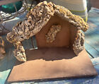 Fontanini Italy Nativity Crèche Wood Manger Stable ONLY Christmas Decor