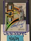 2022 Immaculate Dan Marino Player Worn, 3 Color Patch, 1st Prt, On Card Auto /5